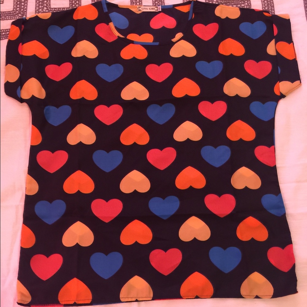 LIVA Girl Hearts Blouse